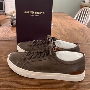 Johnston and Murphy Banks sheepskin lace up mens shoes